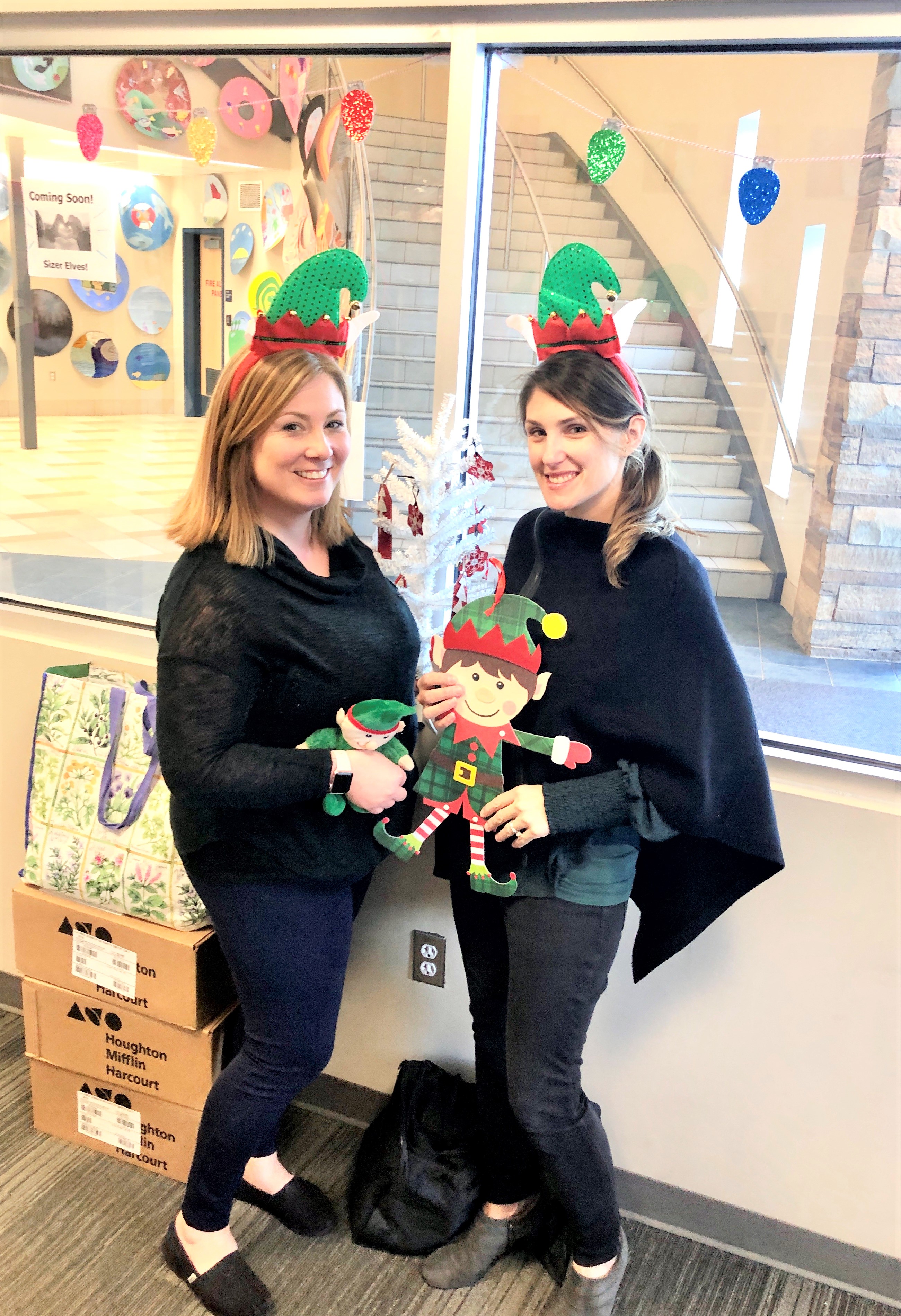 Sizer Elves helping students and families